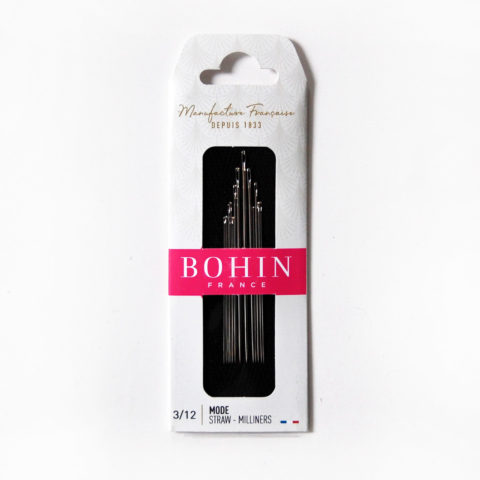 Bohin millners straw needles for embroidery and hand sewing