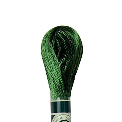 DMC 6 strand embroidery floss mouline 1008F Satin S367 Dark Pistachio Green