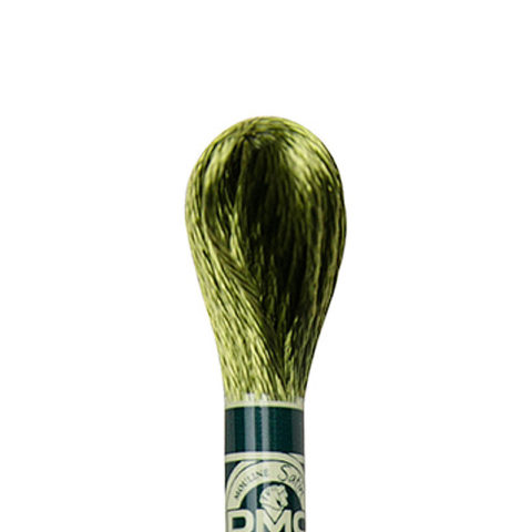 DMC 6 strand embroidery floss mouline 1008F Satin S472 Ultra Light Avocado Green