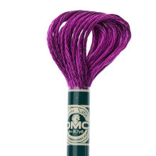 DMC 6 strand embroidery floss mouline 1008F Satin S550 Very Dark Violet