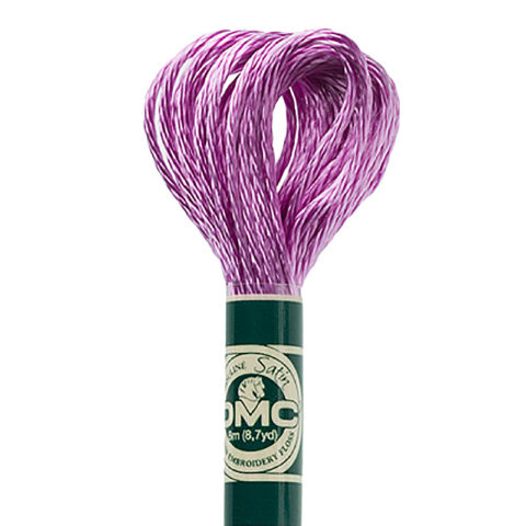 DMC 6 strand embroidery floss mouline 1008F Satin S553 Violet