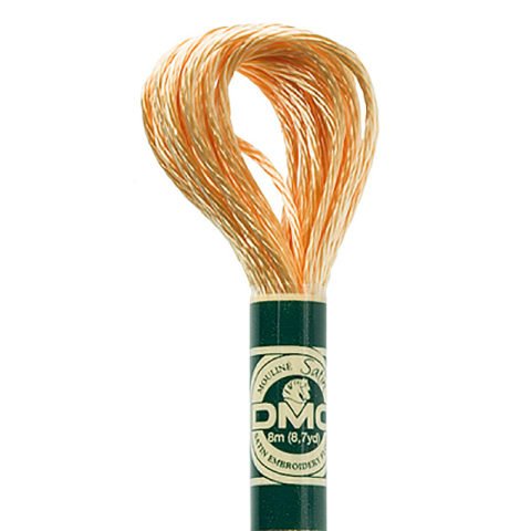 DMC 6 strand embroidery floss mouline 1008F Satin S676 Light Old Gold