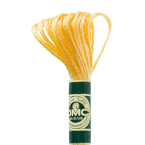 DMC 6 strand embroidery floss mouline 1008F Satin S726 Light Topaz