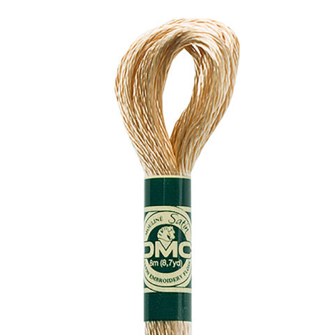DMC 6 strand embroidery floss mouline 1008F Satin S738 Very Light Tan
