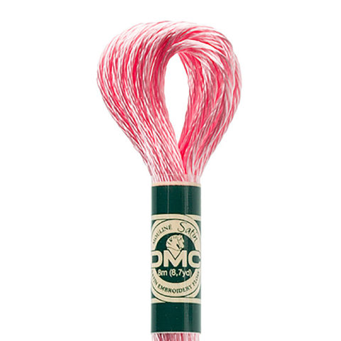 DMC 6 strand embroidery floss mouline 1008F Satin S776 Medium Pink