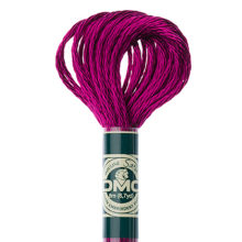DMC 6 strand embroidery floss mouline 1008F Satin S915 Dark Plum