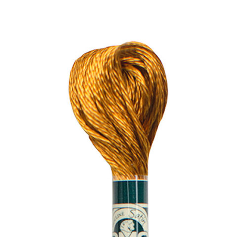 DMC 6 strand embroidery floss mouline 1008F Satin S976 Medium Golden Brown