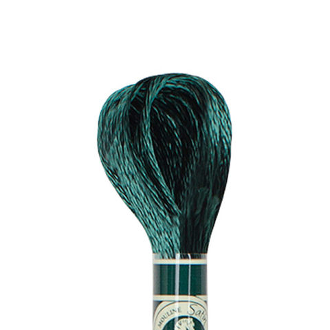 DMC 6 strand embroidery floss mouline 1008F Satin S991 Dark Aquamarine