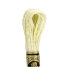 DMC 6 strand embroidery floss mouline 117 10 very light tender green 1