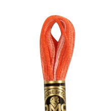 DMC 6 strand embroidery floss mouline 117 106 variegated coral
