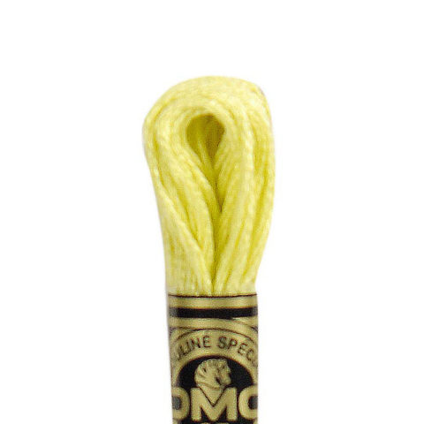 DMC 6 strand embroidery floss mouline 117 11 light tender green
