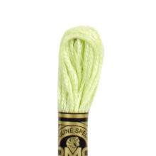 DMC 6 strand embroidery floss mouline 117 14 pale apple green