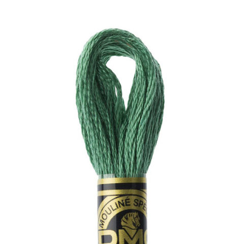 DMC 6 strand embroidery floss mouline 117 163 medium celadon green