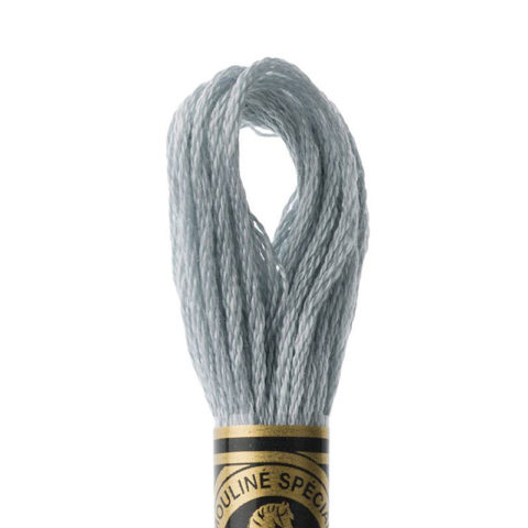 DMC 6 strand embroidery floss mouline 117 168 very light pewter