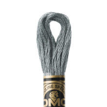 DMC 6 strand embroidery floss mouline 117 169 light pewter