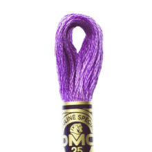 DMC 6 strand embroidery floss mouline 117 208 very dark lavender