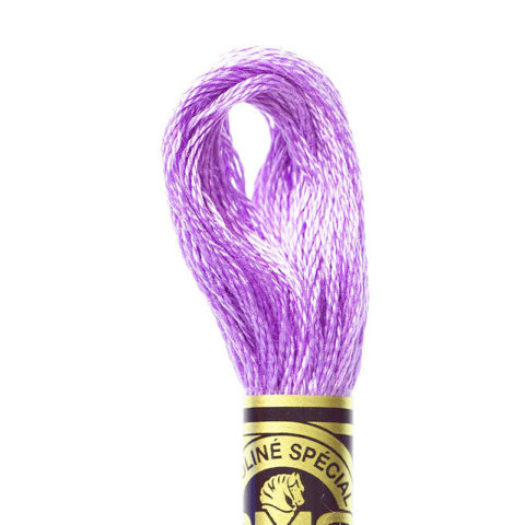 DMC 6 strand embroidery floss mouline 117 209 dark lavender