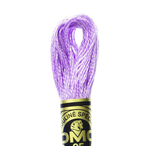 DMC 6 strand embroidery floss mouline 117 210 medium lavender