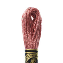 DMC 6 strand embroidery floss mouline 117 223 light shell pink