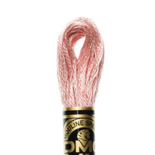 DMC 6 strand embroidery floss mouline 117 224 very light shell pink