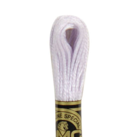 DMC 6 strand embroidery floss mouline 117 25 ultra light lavender