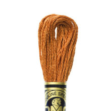 DMC 6 strand embroidery floss mouline 117 301 medium mahogany