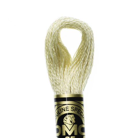 DMC 6 strand embroidery floss mouline 117 3047 Light Yellow Beige