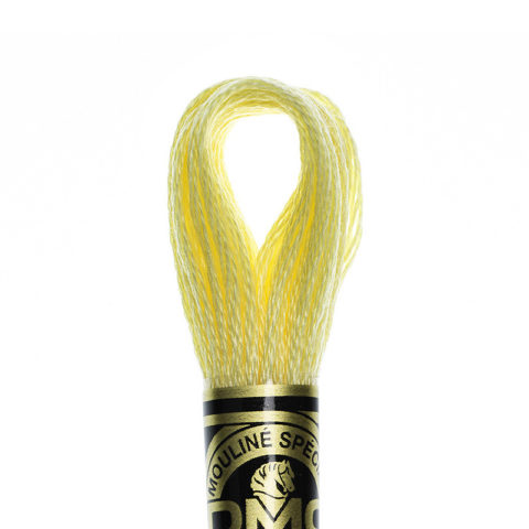 DMC 6 strand embroidery floss mouline 117 3078 Very Light Golden Yellow