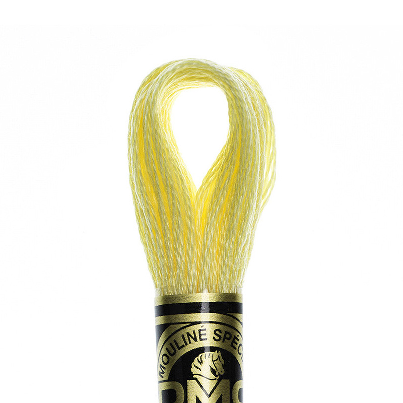 DMC Mouline 117-3078 Six-Strand Embroidery Thread , Light Golden Yellow,  8.7-Yards