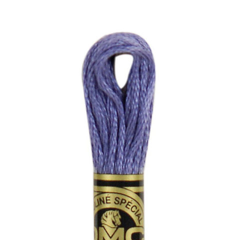 DMC 6 strand embroidery floss mouline 117 31 blueberry