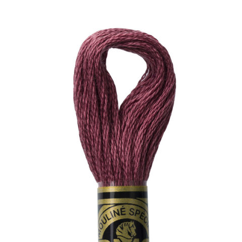 DMC 6 strand embroidery floss mouline 117 315 medium dark antique mauve