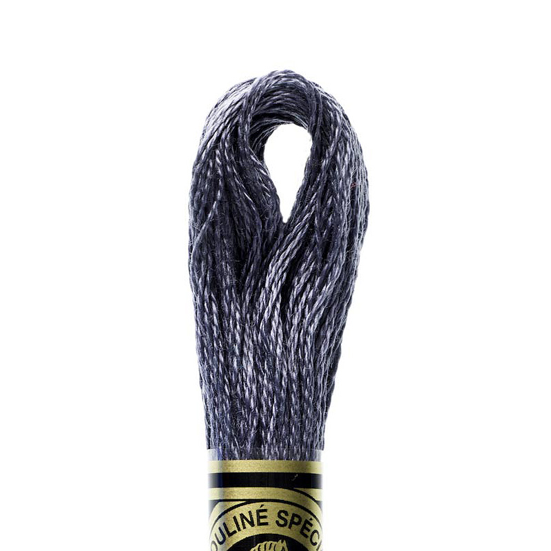 DMC 310: Black (6-strand cotton floss) - Maydel