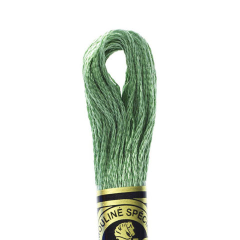 DMC 6 strand embroidery floss mouline 117 320 medium pistachio green