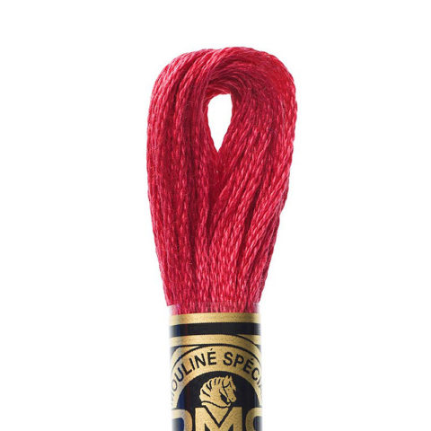 DMC 6 strand embroidery floss mouline 117 326 very dark rose