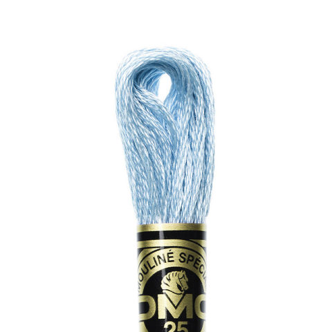 DMC 6 strand embroidery floss mouline 117 3325 Light Baby Blue