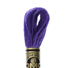 DMC 6 strand embroidery floss mouline 117 333 very dark blue violet