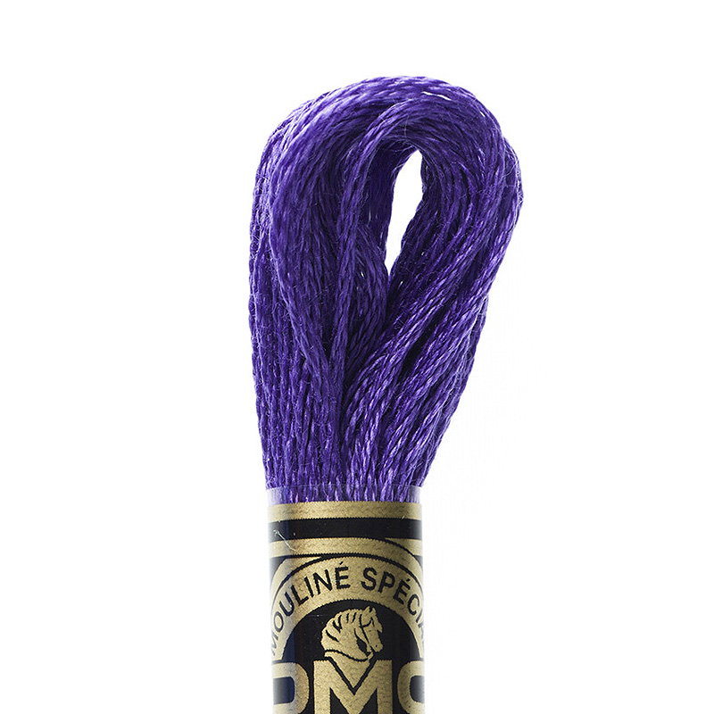 DMC 8 metre cotton cross stitch thread DMC 333 Very Dark Blue Violet Quantity 1 