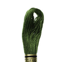 DMC 6 strand embroidery floss mouline 117 3345 Dark Hunter Green