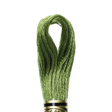 DMC 6 strand embroidery floss mouline 117 3347 Medium Yellow Green