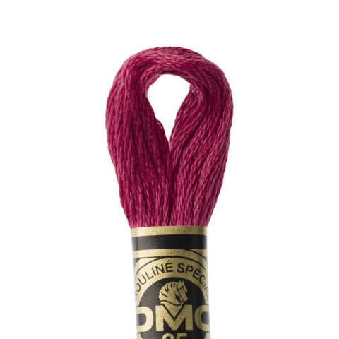 DMC 6 strand embroidery floss mouline 117 3350 Ultra Dark Dusty Rose