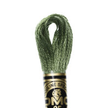 DMC 6 strand embroidery floss mouline 117 3363 Medium Pine Green