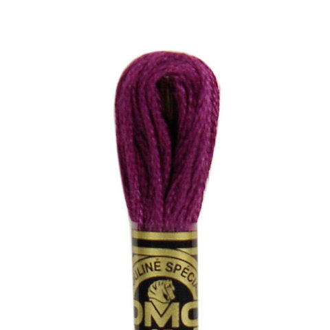 DMC 6 strand embroidery floss mouline 117 35 very dark fuchsia