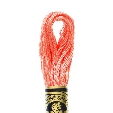 DMC 6 strand embroidery floss mouline 117 352 light coral