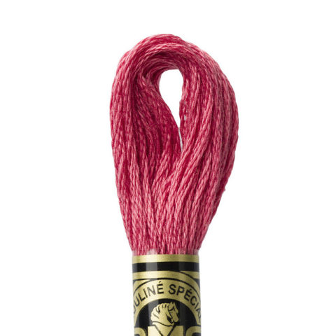 DMC 6 strand embroidery floss mouline 117 3731 Very Dark Dusty Rose
