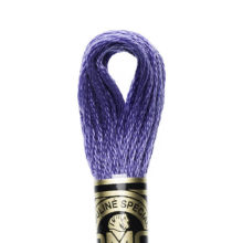 DMC 6 strand embroidery floss mouline 117 3746 Dark Blue Violet