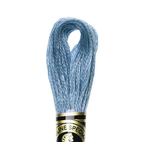 DMC 6 strand embroidery floss mouline 117 3755 Baby Blue