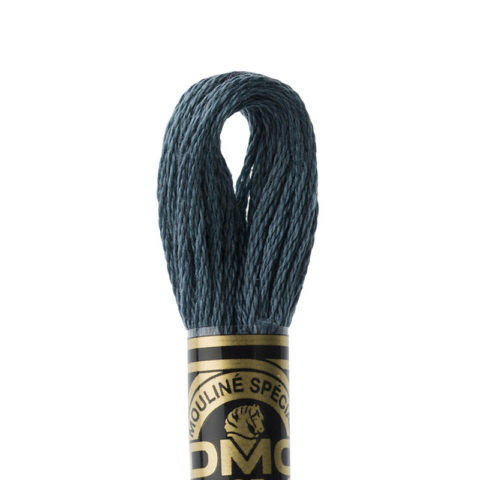 DMC 6 strand embroidery floss mouline 117 3768 Dark Gray Green