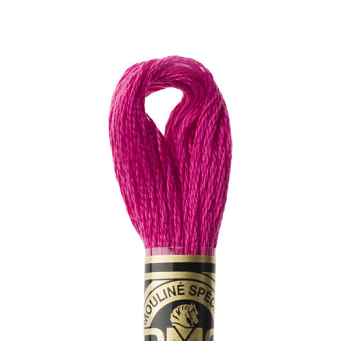 DMC 6 strand embroidery floss mouline 117 3804 Dark Cyclamen Pink