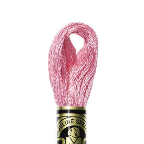 DMC 6 strand embroidery floss mouline 117 3806 Light Cyclamen Pink