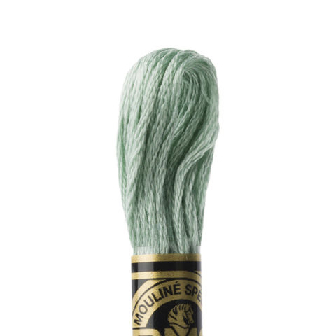 DMC 6 strand embroidery floss mouline 117 3813 Light Blue Green